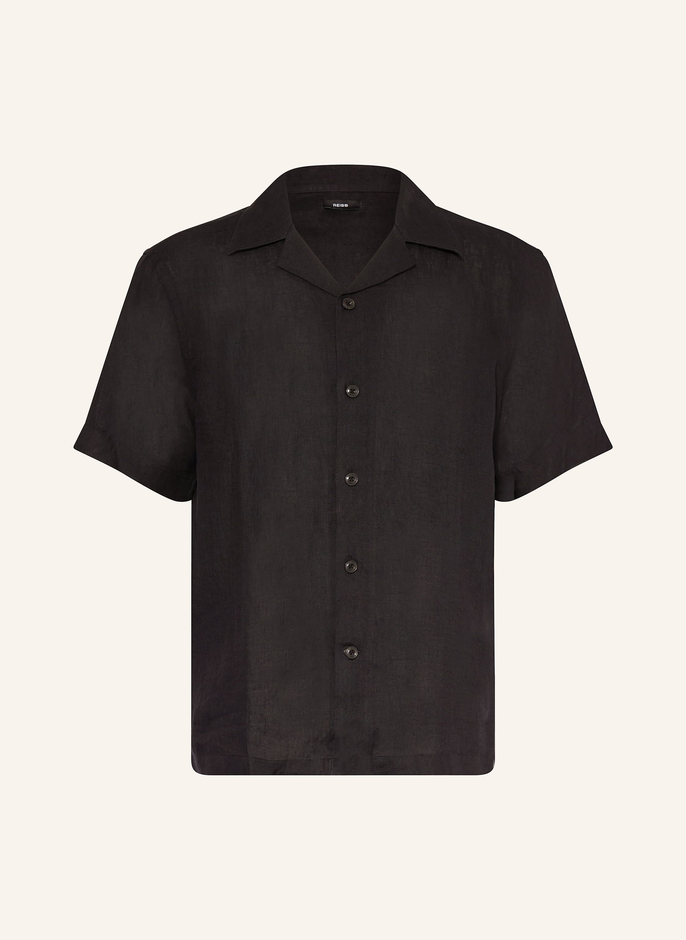 REISS Resorthemd BELDI Relaxed Fit aus Leinen