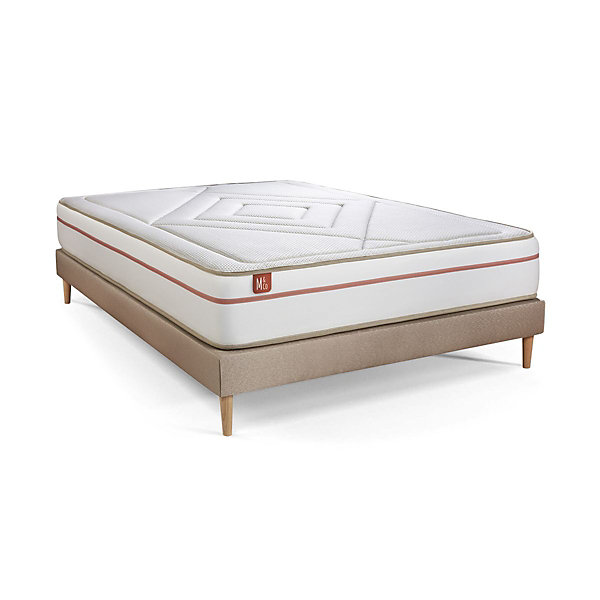 Ensemble Mémoire de forme de confort Equilibré avec sommier tapissier