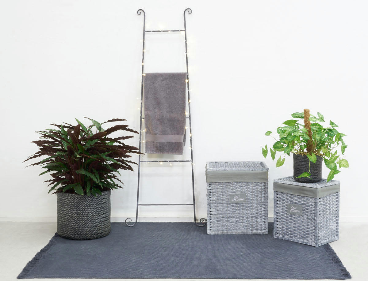 - Panier à linge home avec couvercle petit modèle