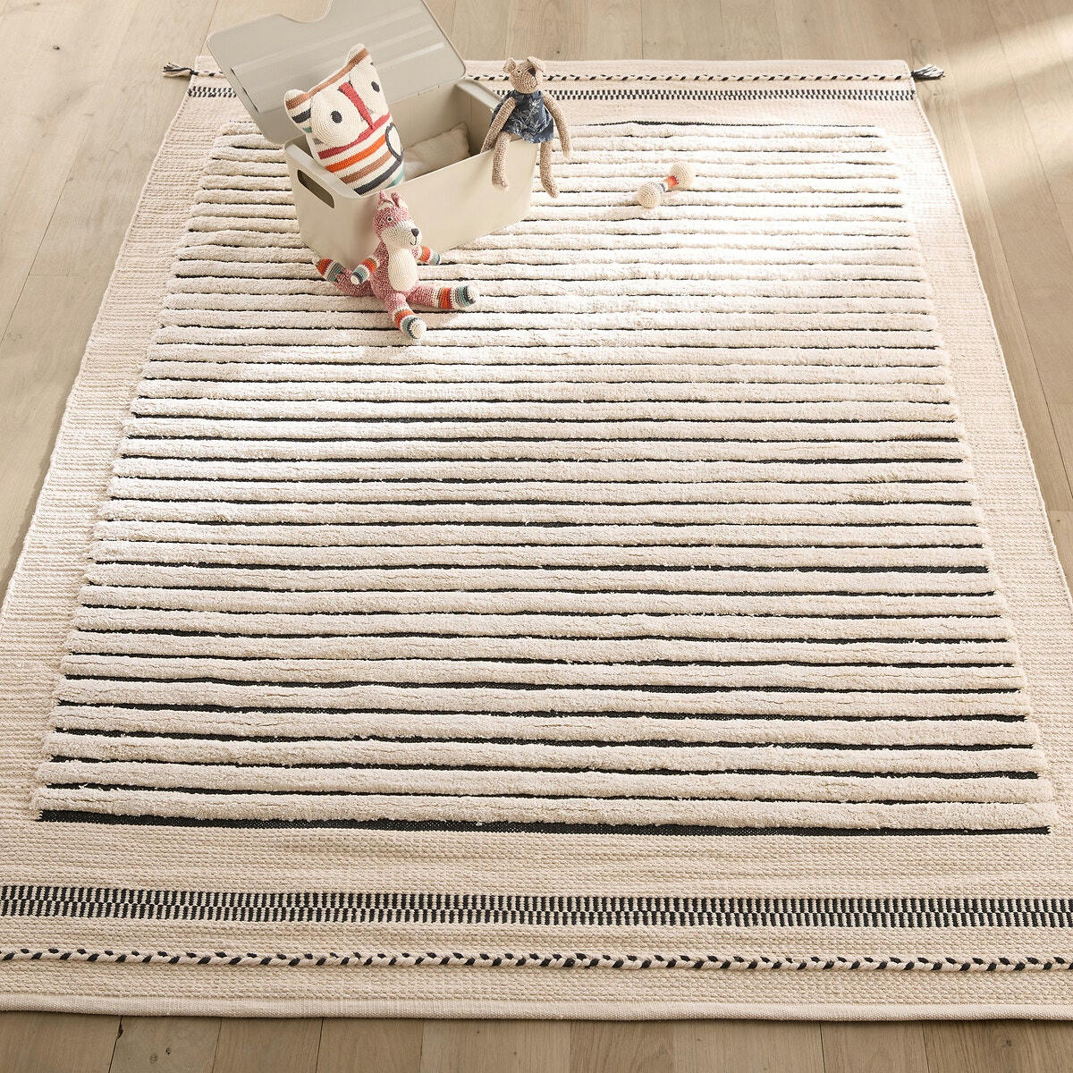Tapis enfant style berbère coton bio, khedar