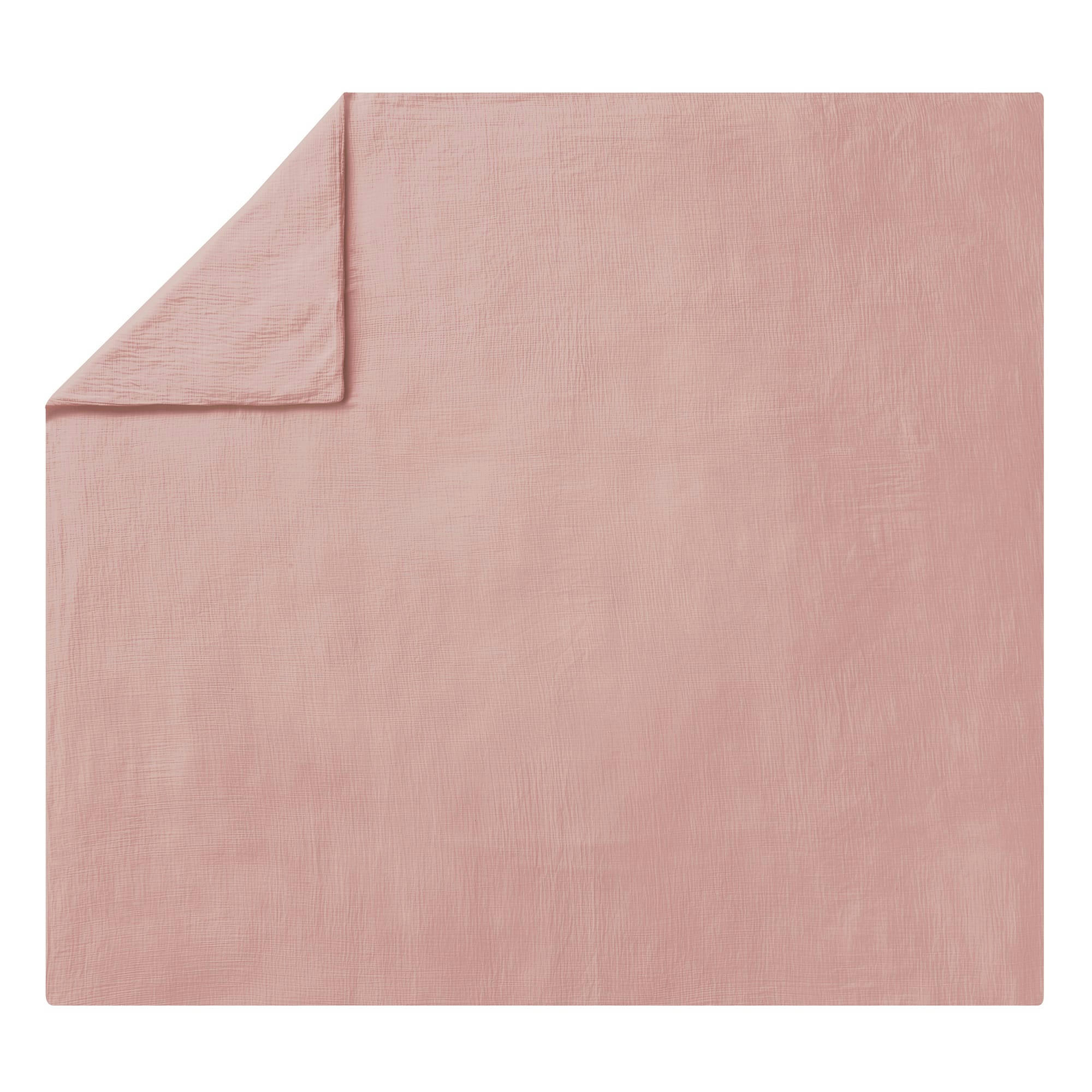 TENDRESSE - Housse de couette en coton rose 260x240