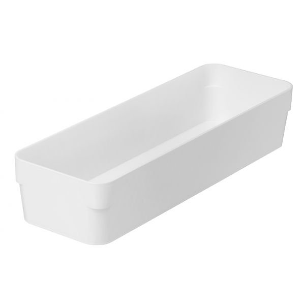 Compartiments blancs modulables pour tiroir - 30 x 10 x 6 cm