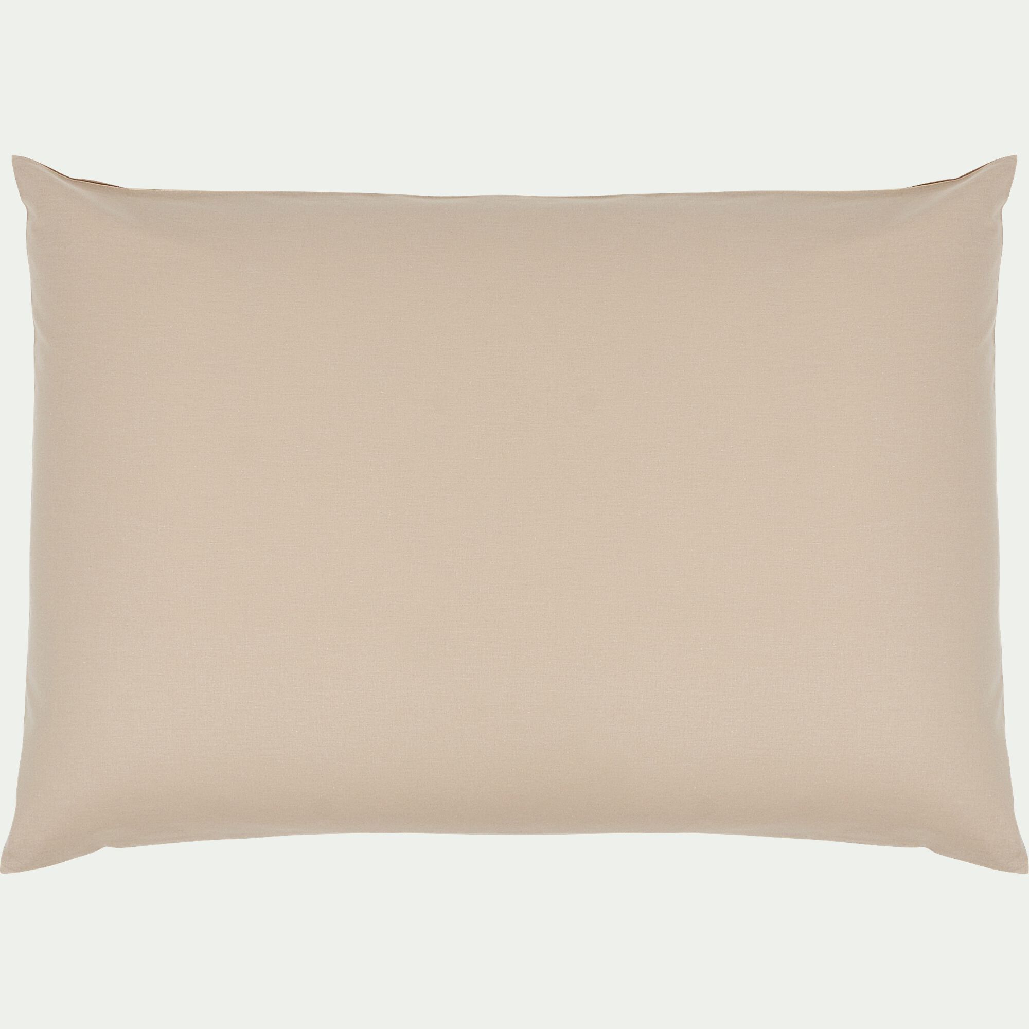CALANQUES - Lot de 2 taies d'oreiller en coton - beige alpilles 50x70cm
