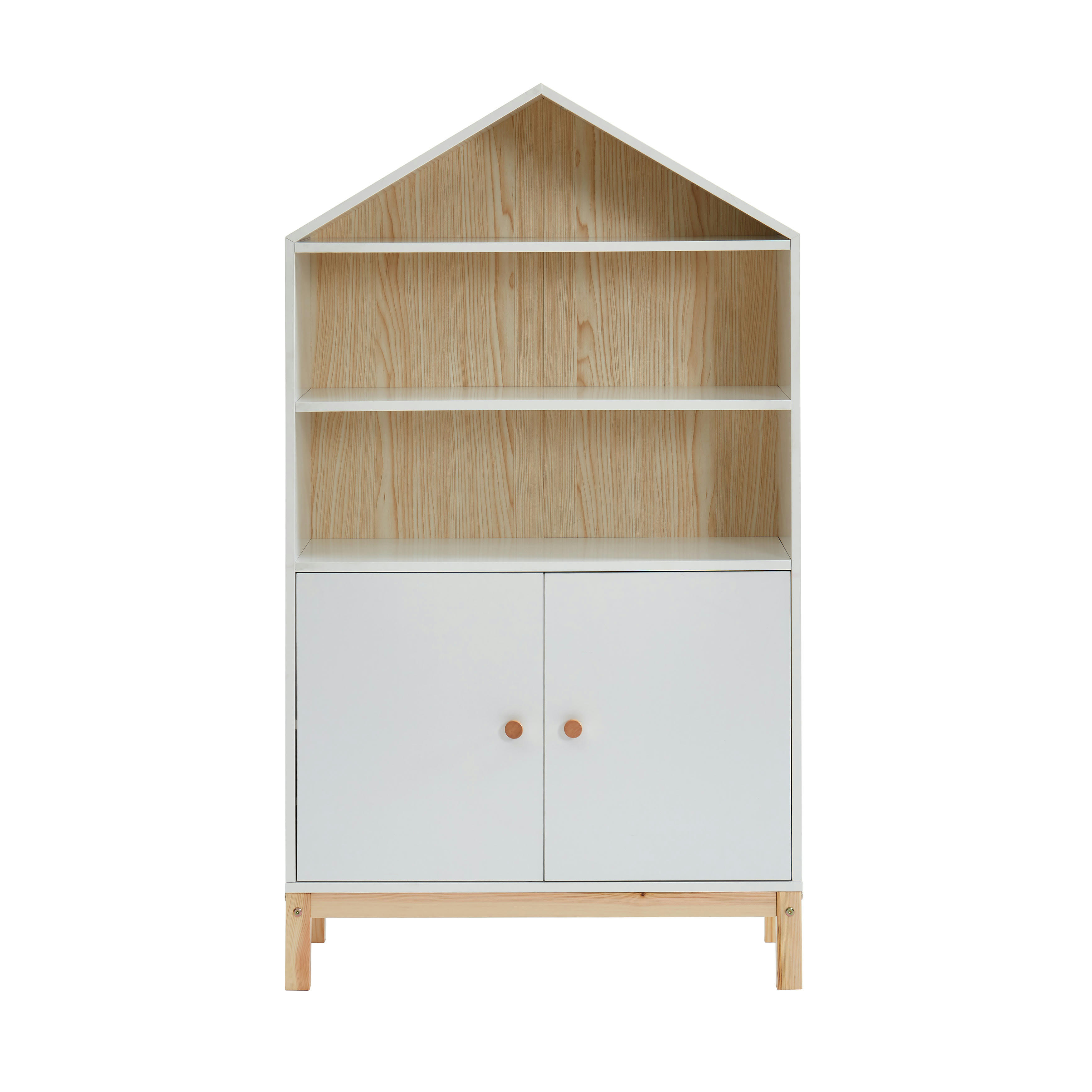 TINY - Armoire   blanc  2 portes 80cm