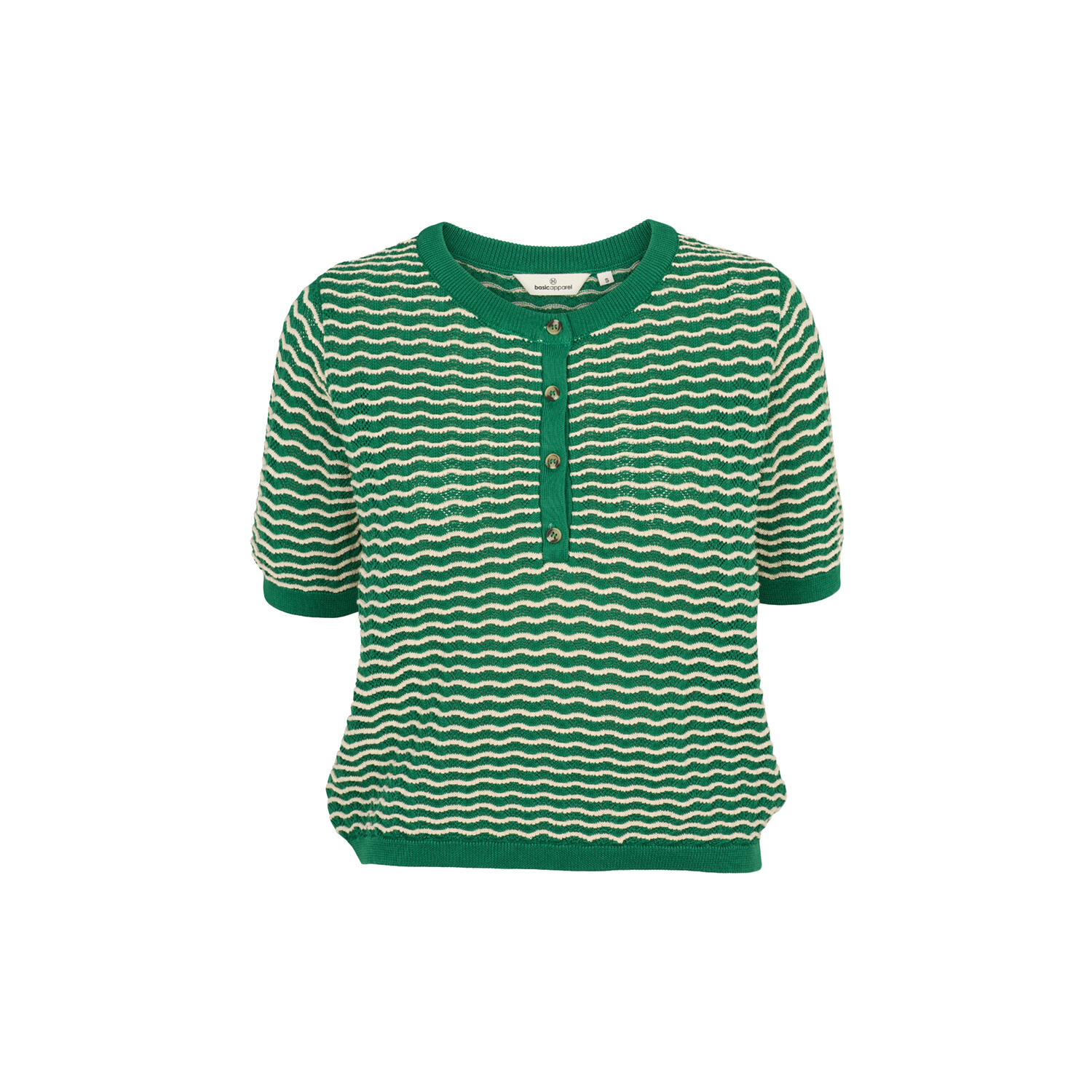 Cashi Granddad Pullover, abundant green/birch