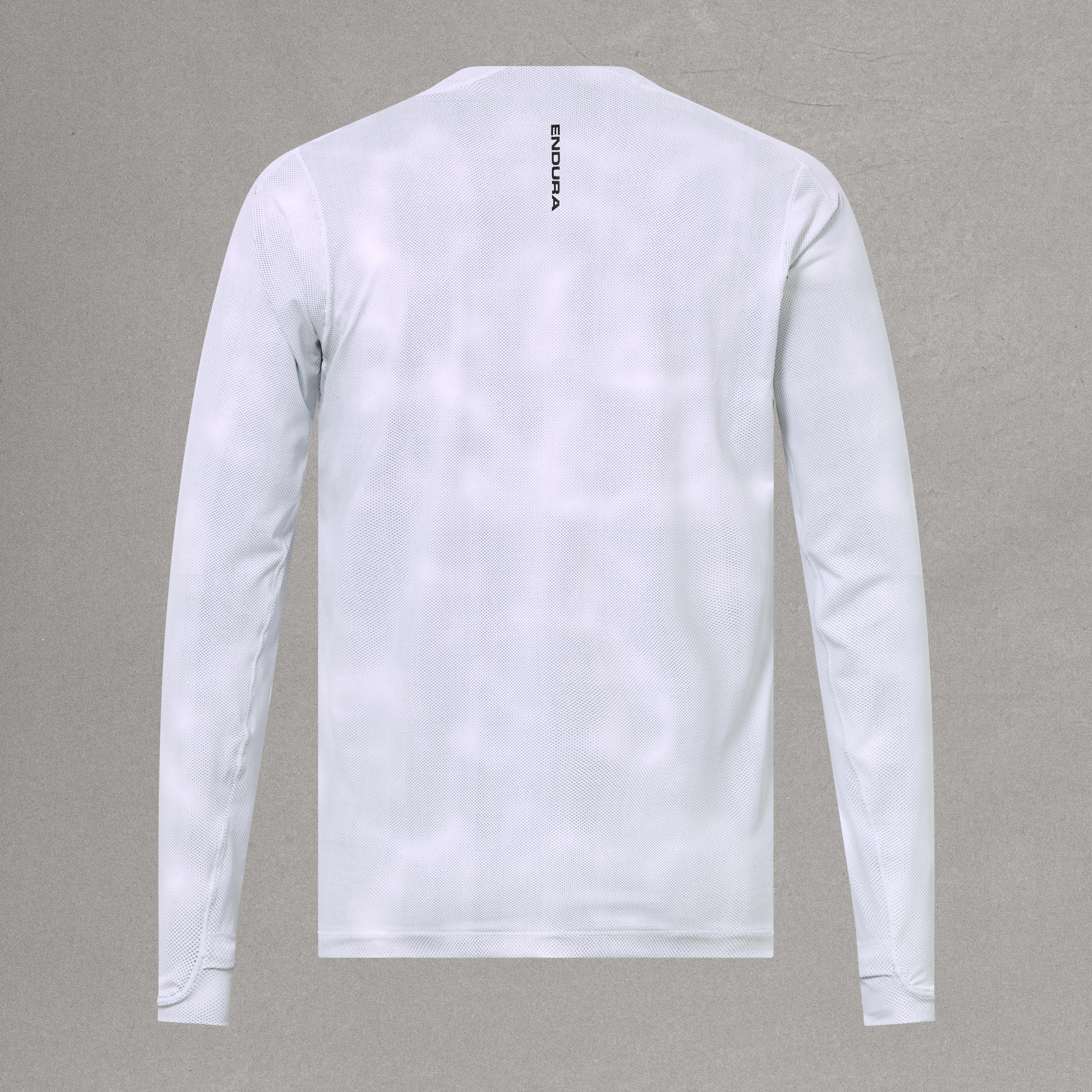 Men's AllTrack Rout L/S Tech Tee - White