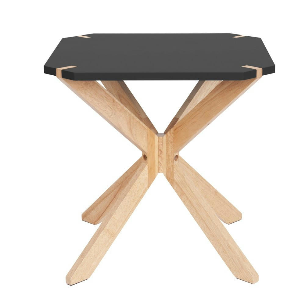 MISTER X - Table d'appoint mister x bois noir
