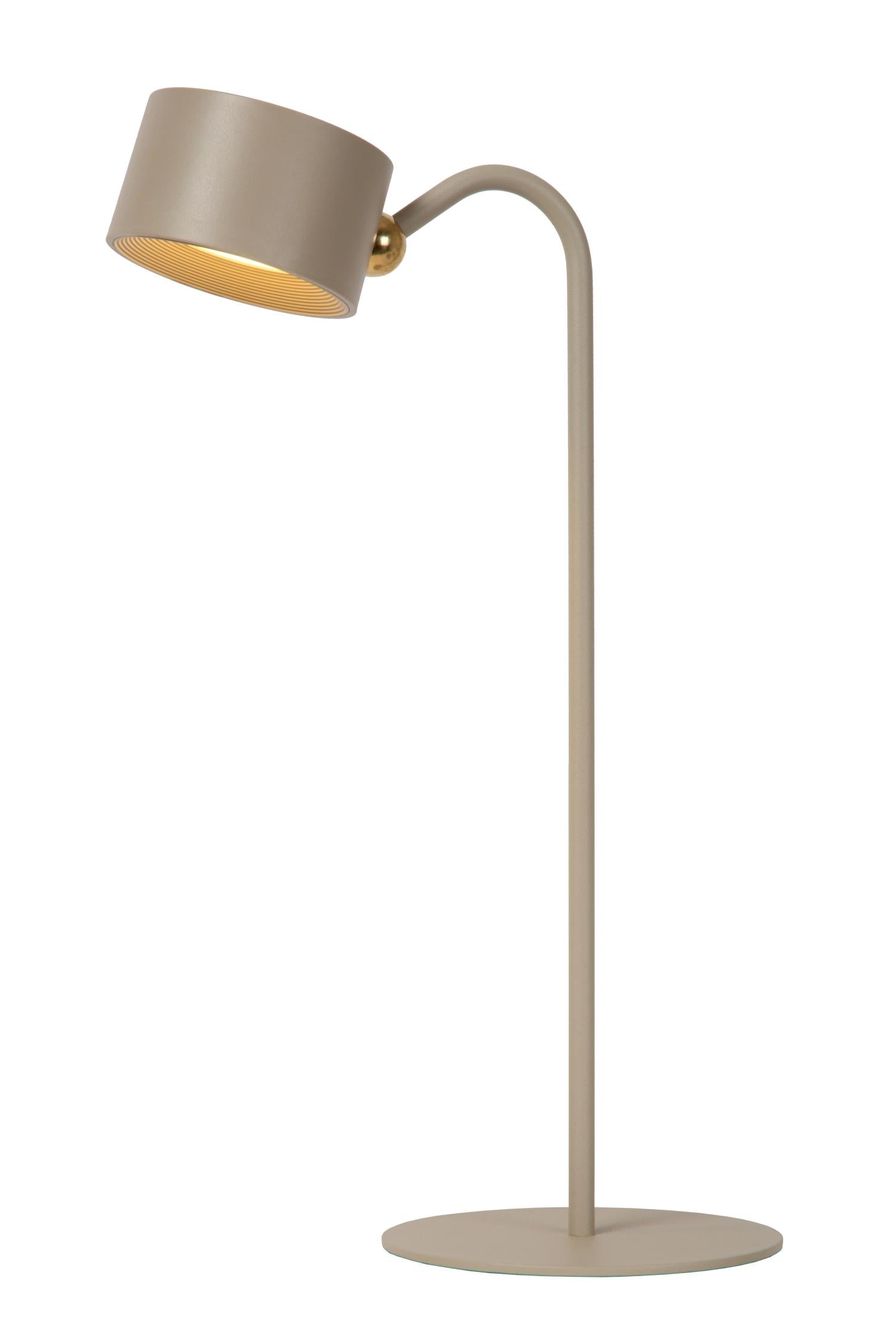 Lucide JOLAN Bureaulamp - Taupe