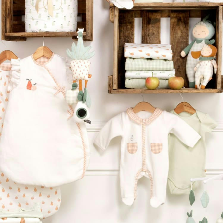 BOTANICA - Gigoteuse chaude à volants TOG 3,5 écru Botanica (naissance)