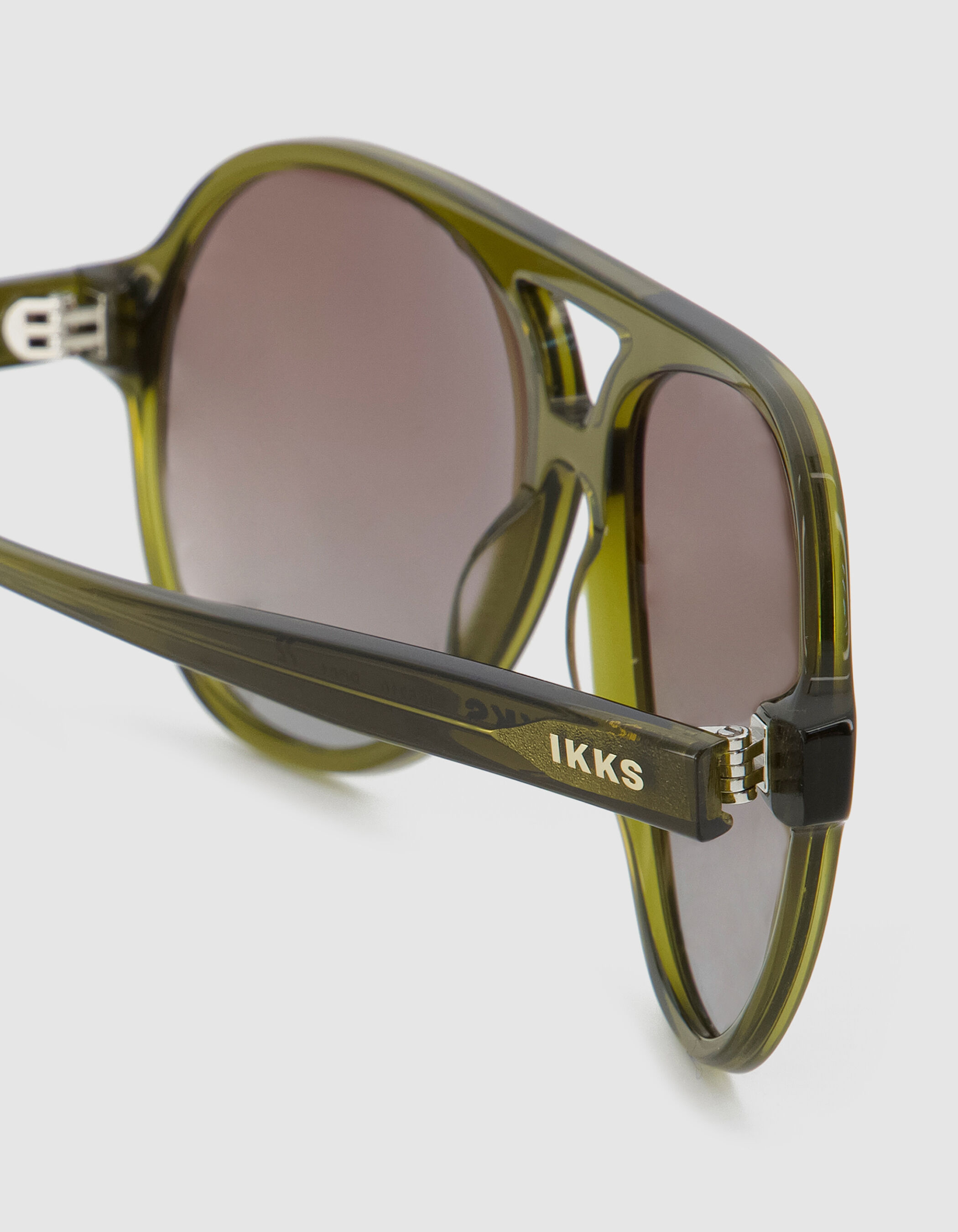 Lunettes solaires Dino aviateur marron Femme