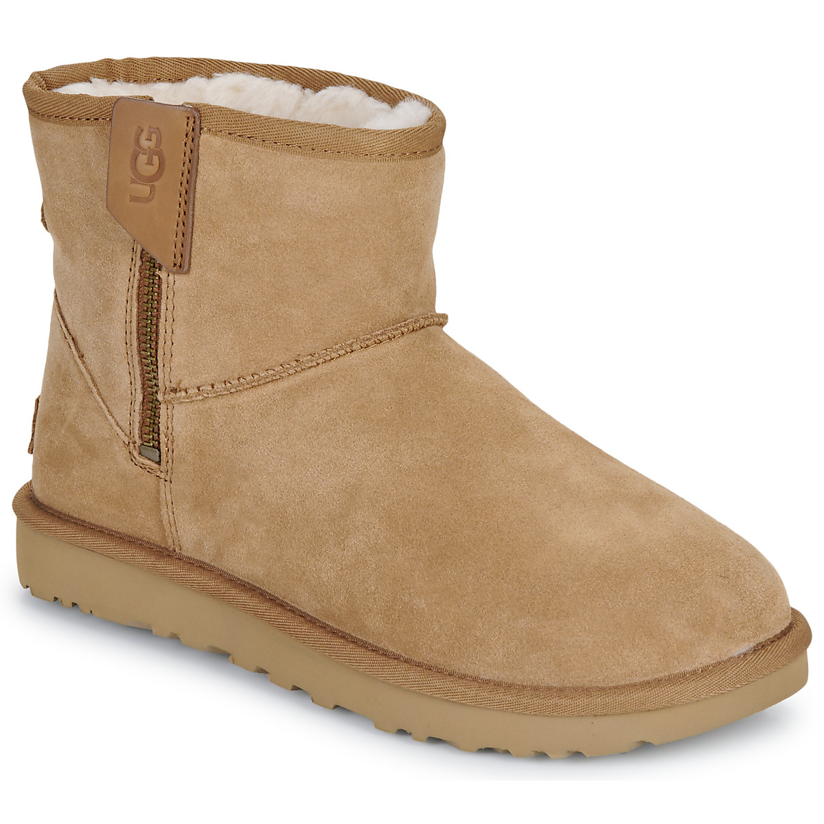 UGG - CLASSIC MINI BAILEY ZIP - Cognac