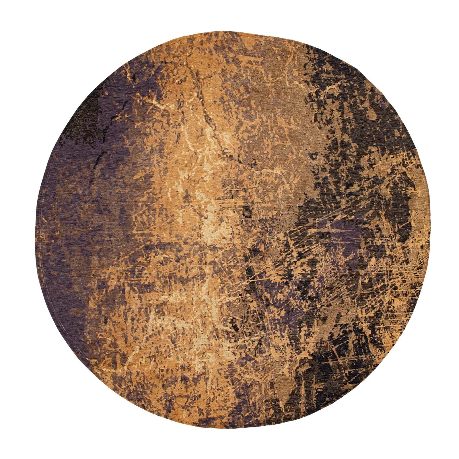 Ecorugs vloerkleed Deep Mine - oranje - 140x140cm