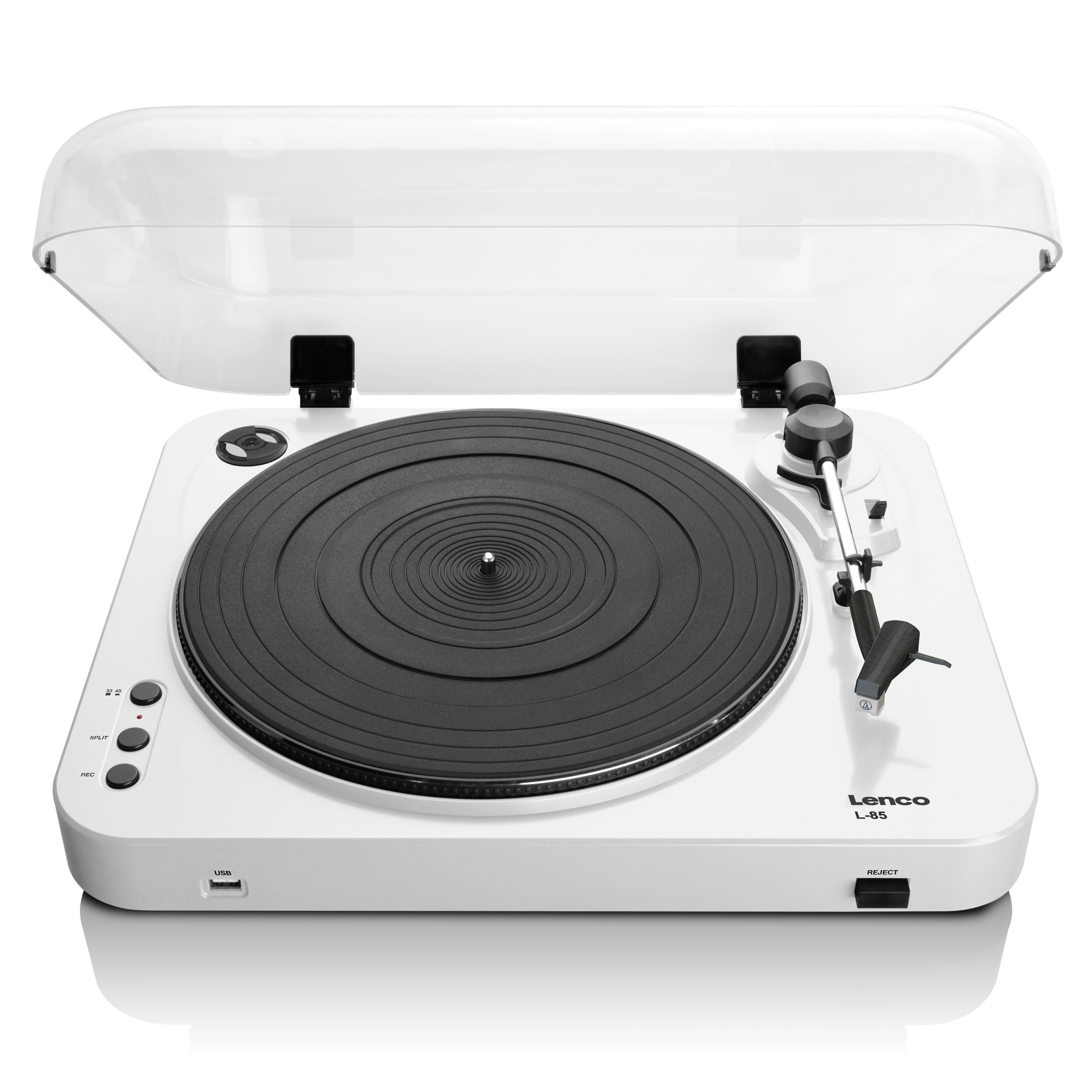 - Platine vinyle avec encodage usb direct blanc