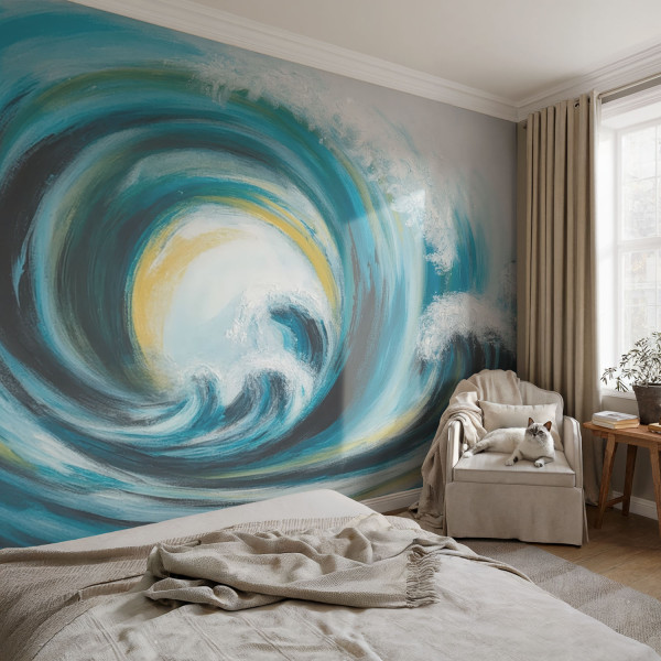 Samoprzylepna tapeta Morska fala 104x70 Wallfluent