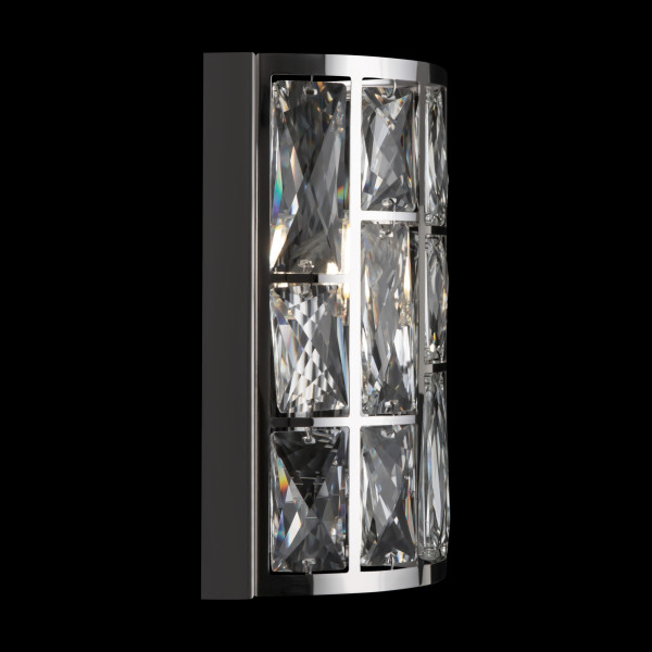 Kinkiet srebrny GELID 1xE27x60W wym:21,2x14,7x10cm IP20 Maytoni