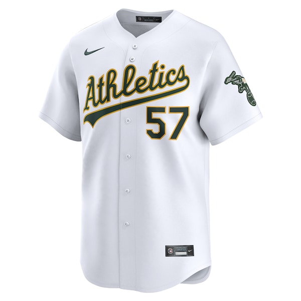 Mason Miller Oakland Athletics Nike Home Limited Player Jersey - White