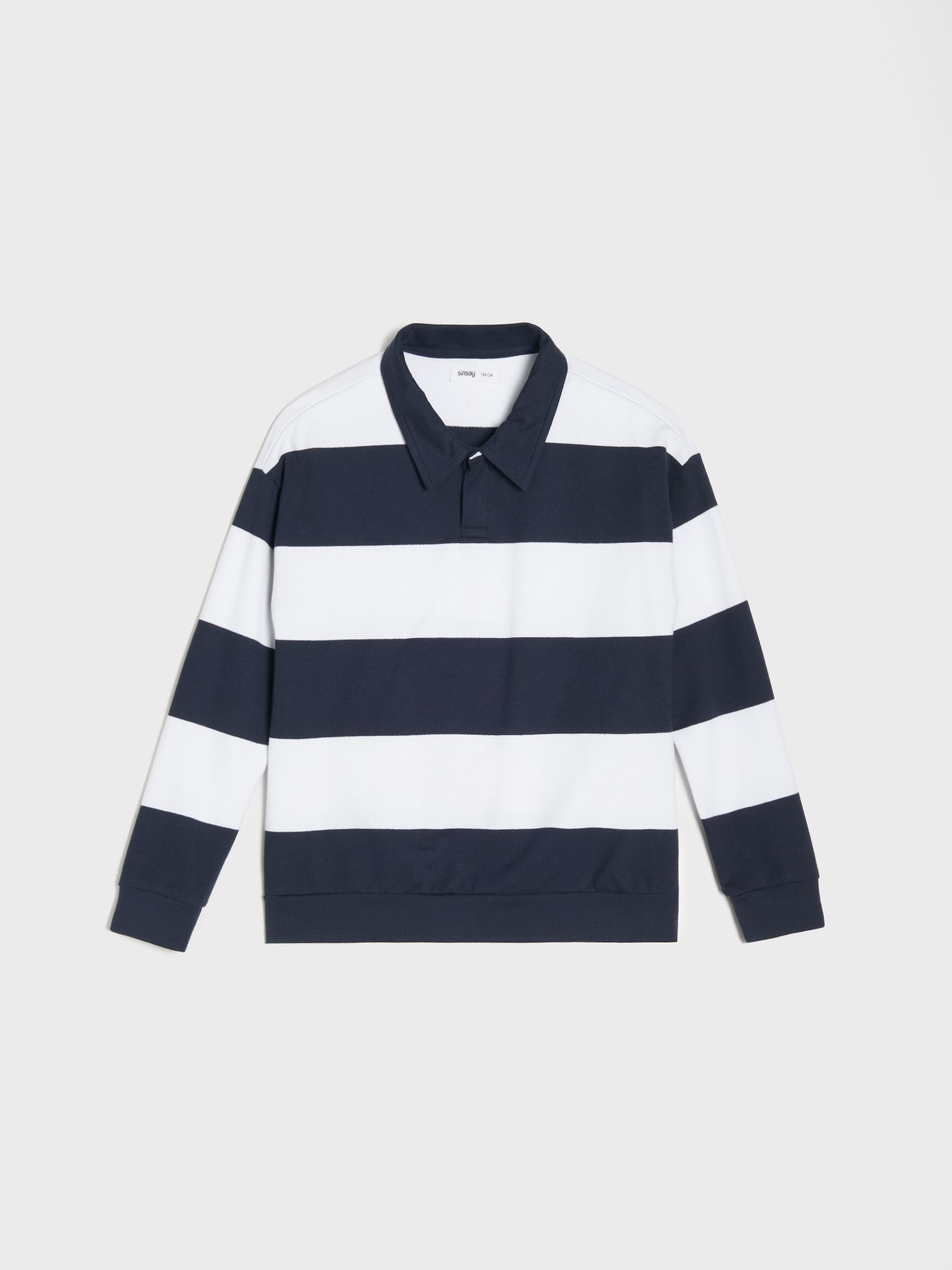 Bluza crewneck z kołnierzykiem