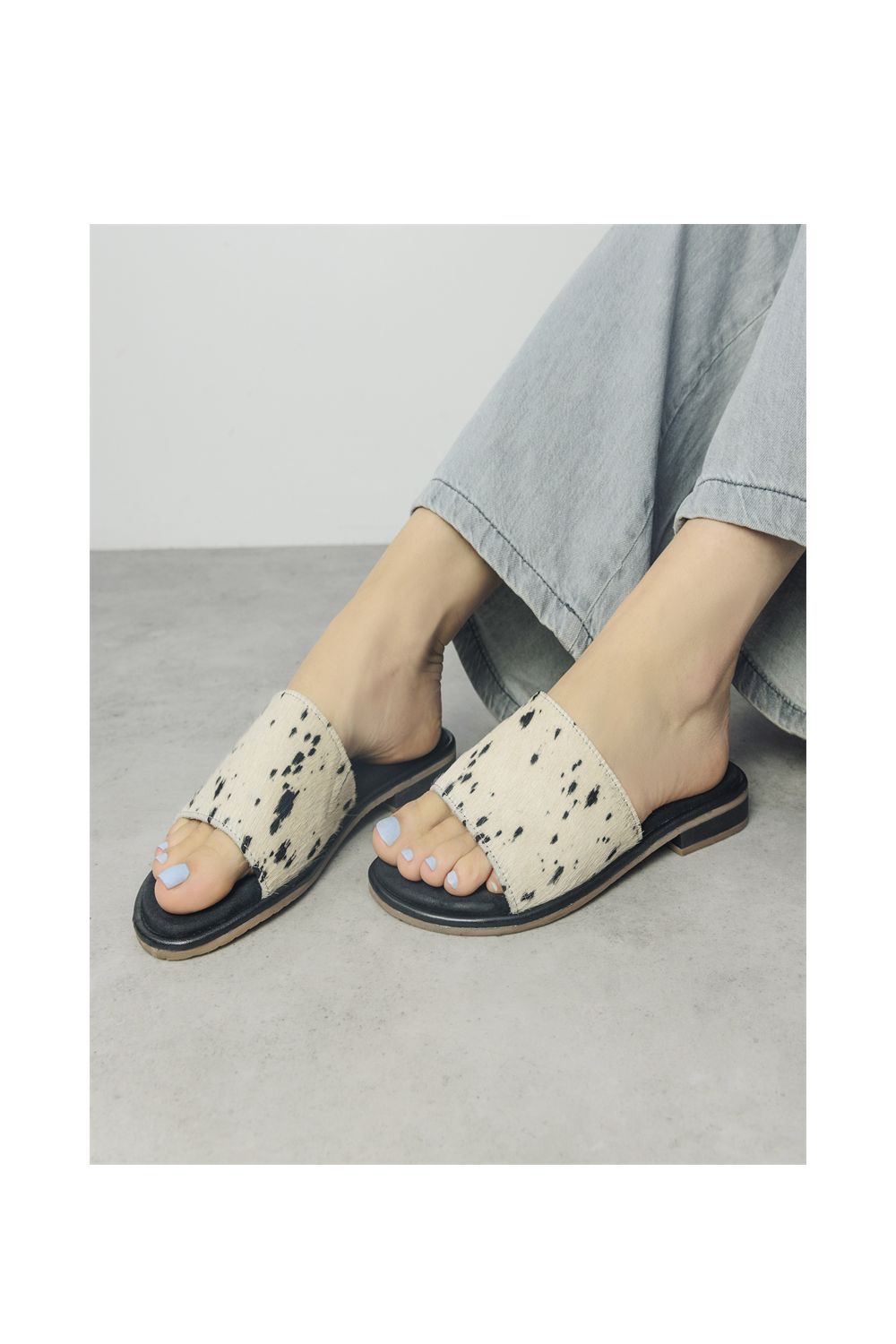 Moda In Pelle Jarro' Pony Hair Sandals