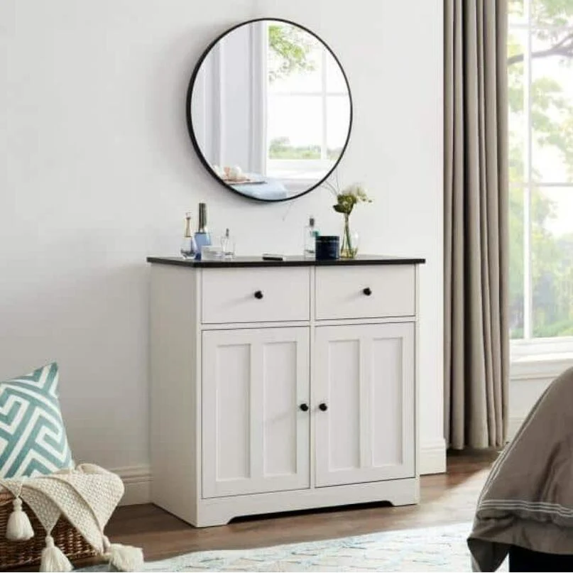Modern Sideboard Buffet Cabinet with Storage Cabinets, Drawers and Shelves for Living Room, Kitchen