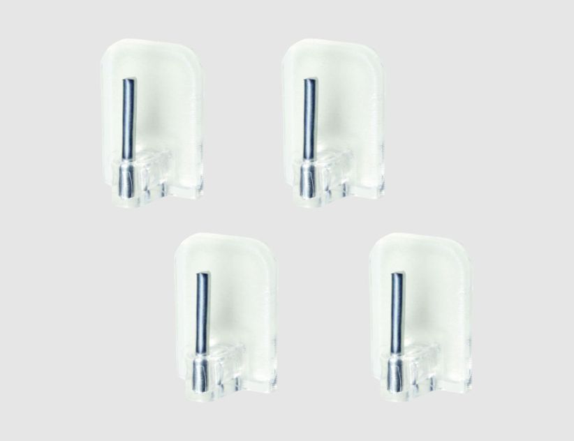 Klebehaken Transparent