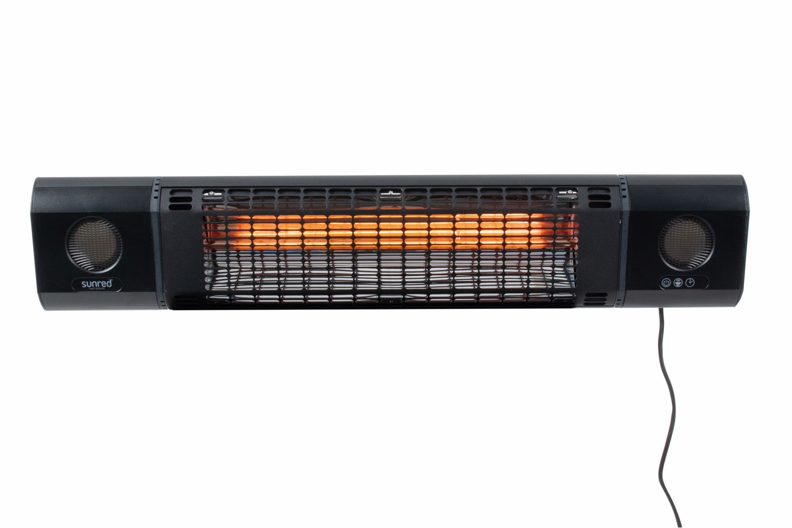 Sunred – Sun and Sound - Ultra lijn – Zwart – Wand model -