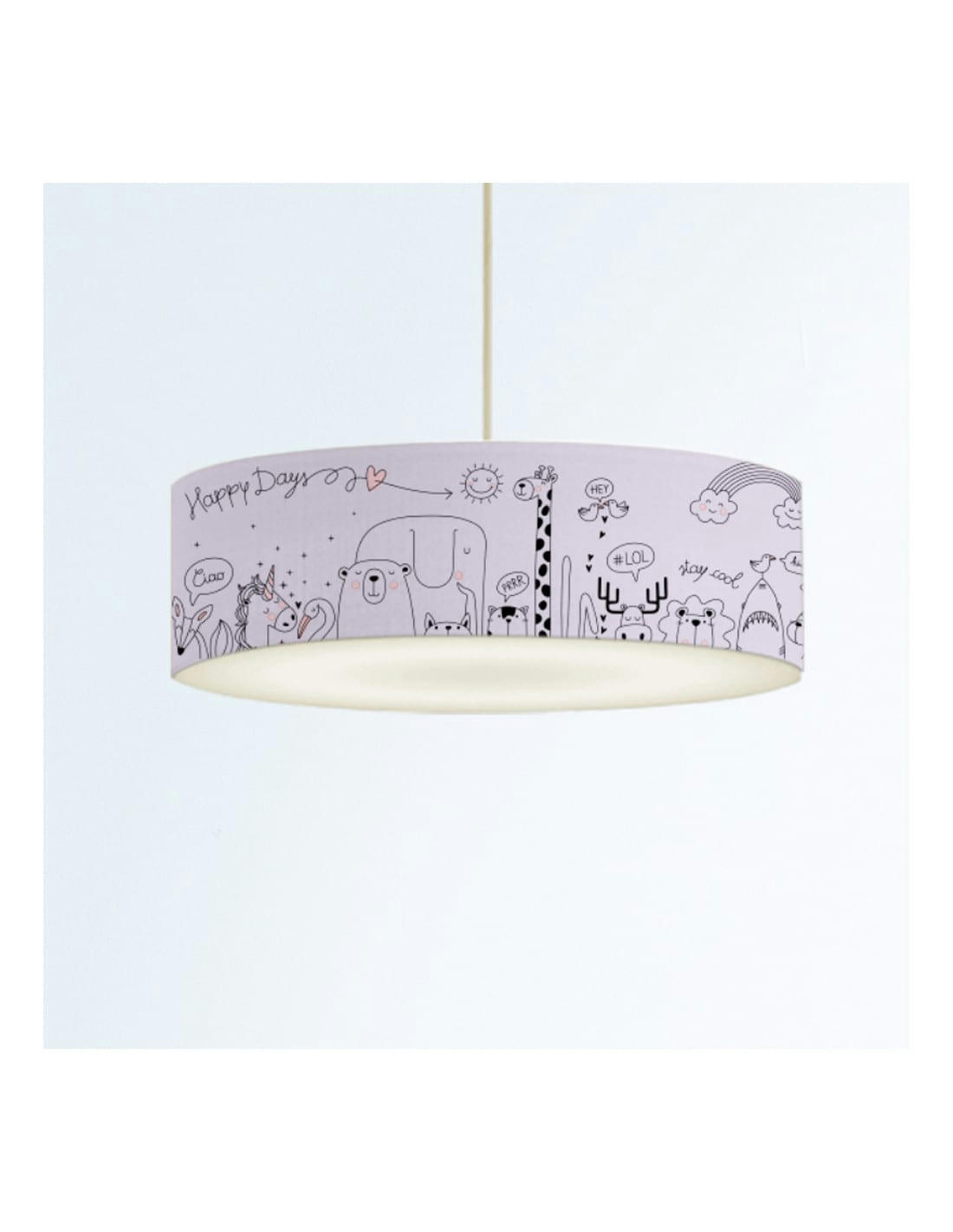 ENFANT - Suspension Enfant Happydays Lavande D: 50 x H: 25
