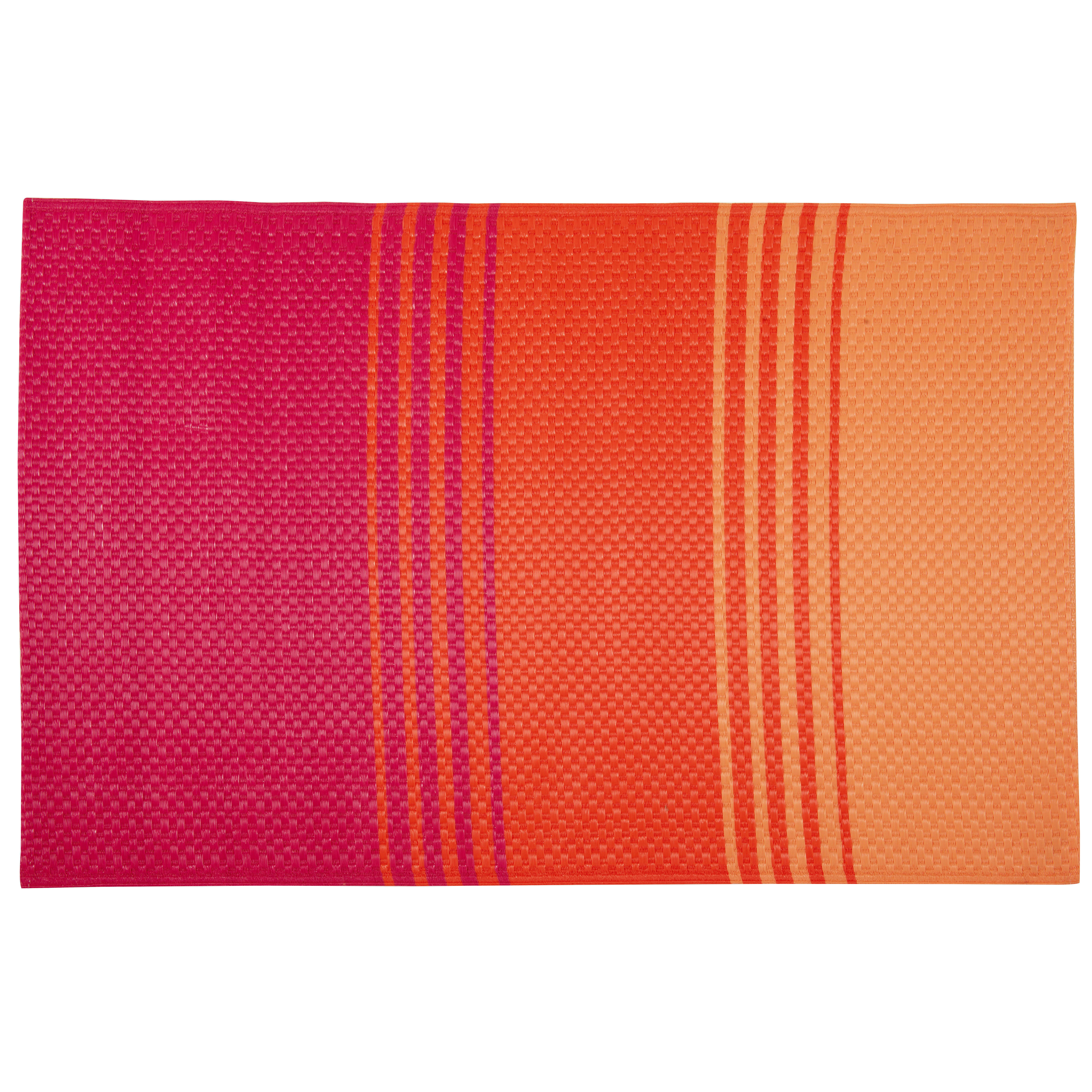 DUARTE - Tapis tissé tie and dye multicolore 90x150