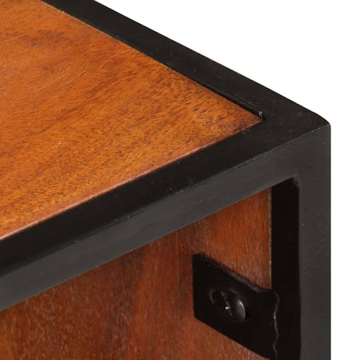 NNEVL Bed Cabinet 40x30x50 cm Solid Acacia Wood