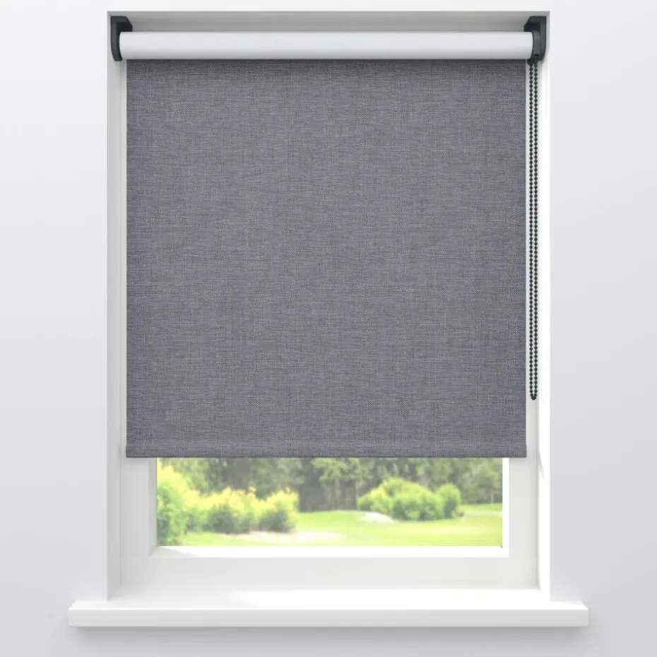Kwantum Rolgordijnen | Fenstr Rolgordijn Sara  Verduisterend Grijs