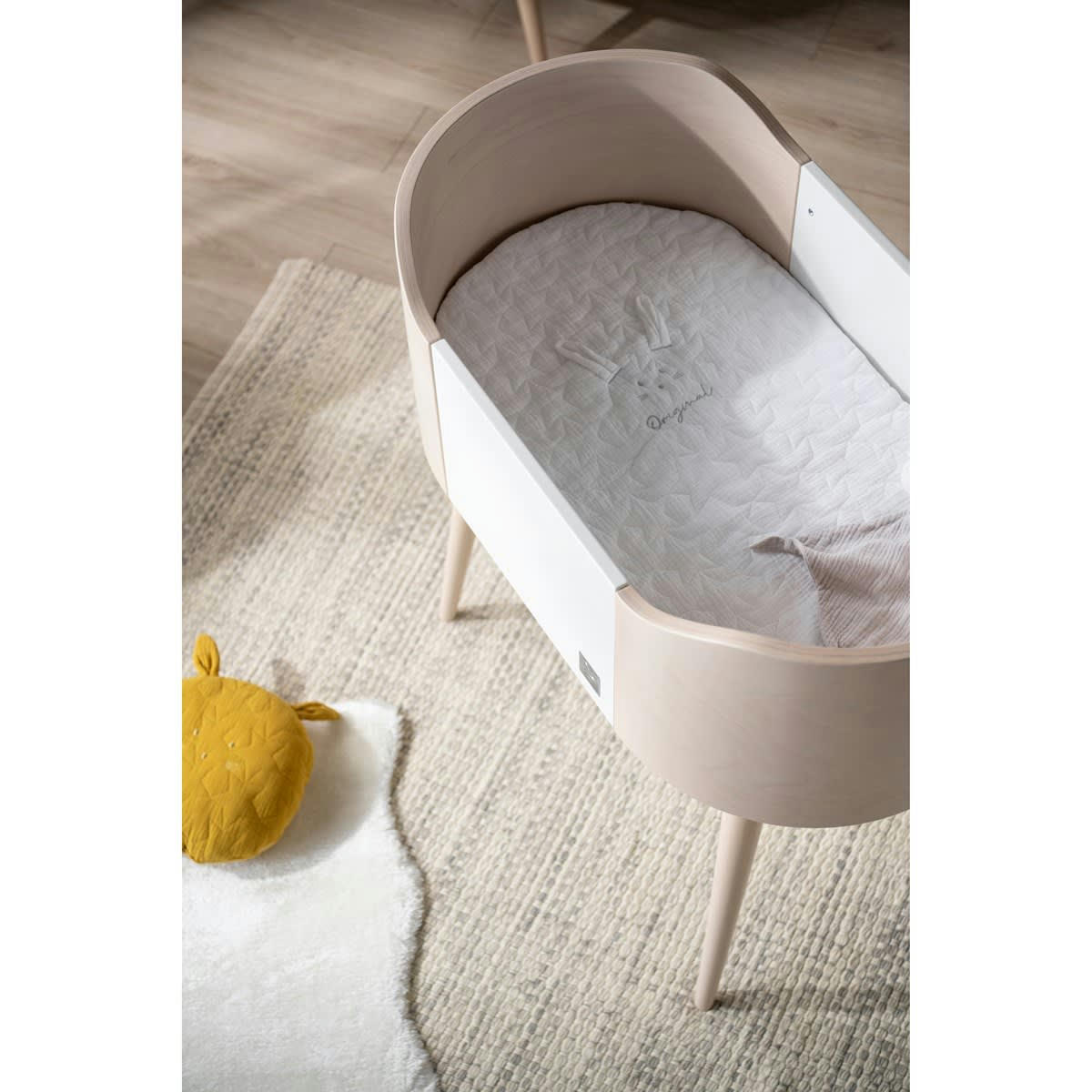 GALOPIN - Matelas pour berceau 6x50x90cm en polyester blanc