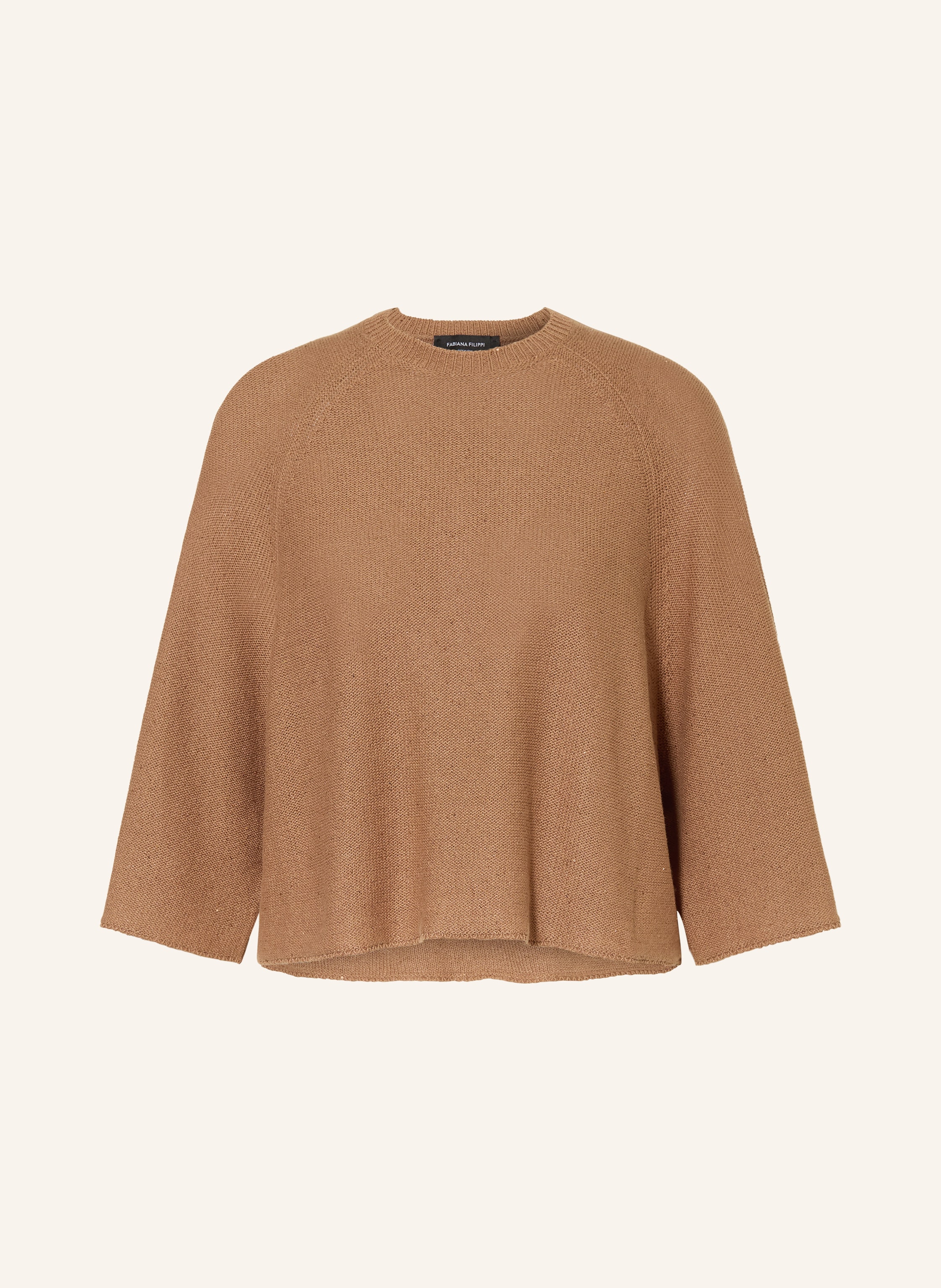 FABIANA FILIPPI Pullover mit 3/4-Arm und Pailletten