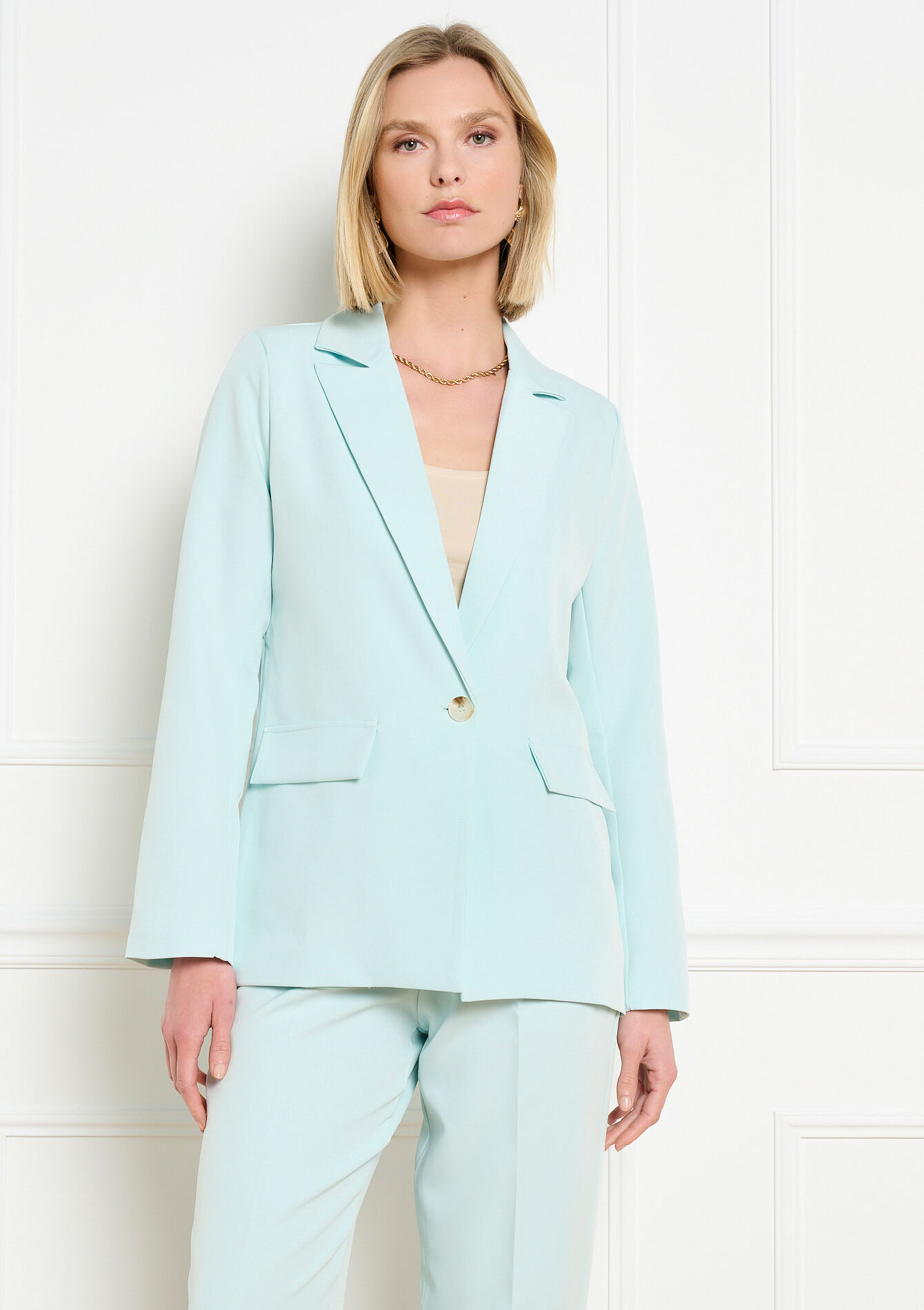 Elegant gestructureerde blazer