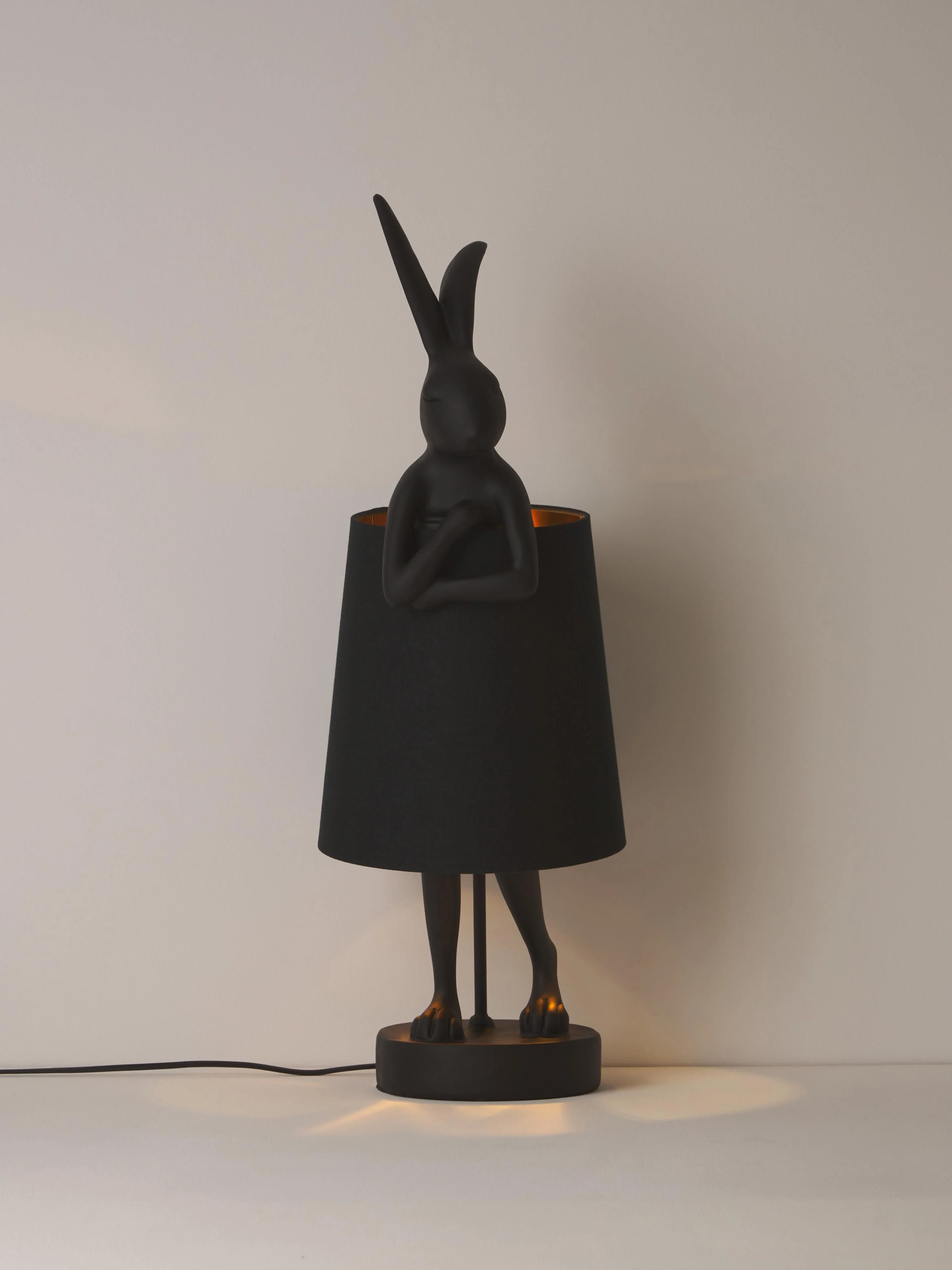 Große Design Tischlampe Rabbit