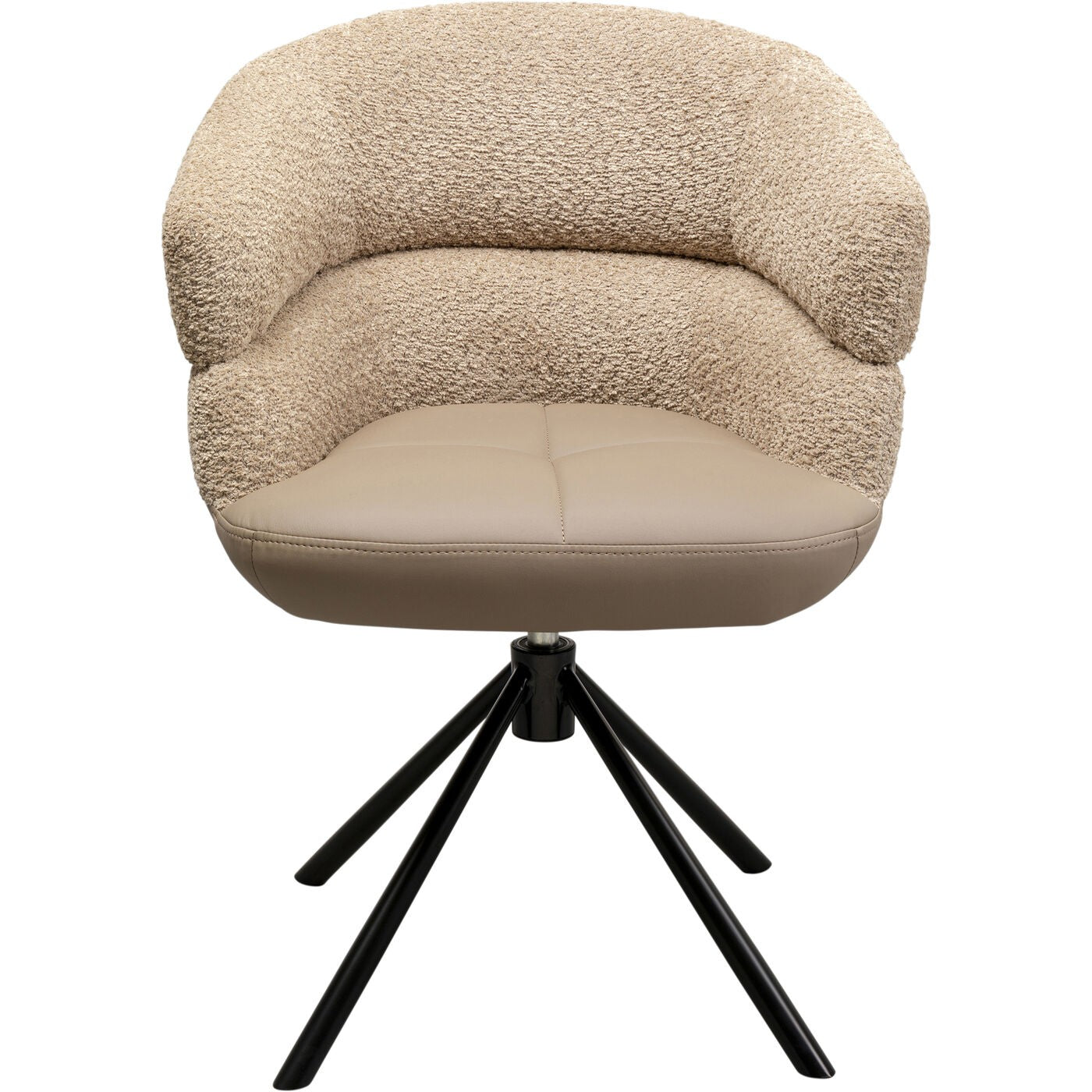 Kare Design Draaistoel met armleuningen Tasty taupe