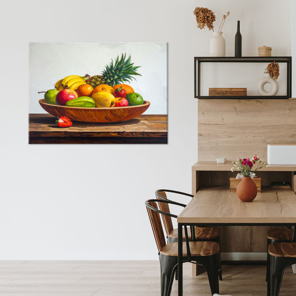 Obraz do kuchni jadalni restauracji, Martwa natura owoce egzotyczne 30x20