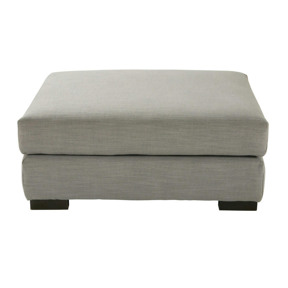 Terence - Pouf pour canapé modulable gris
