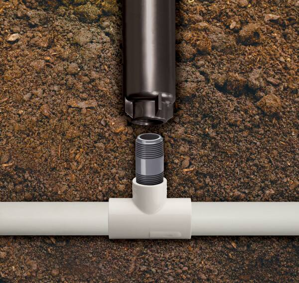 Rain Bird PVC Riser, 3/4-in x 2-in