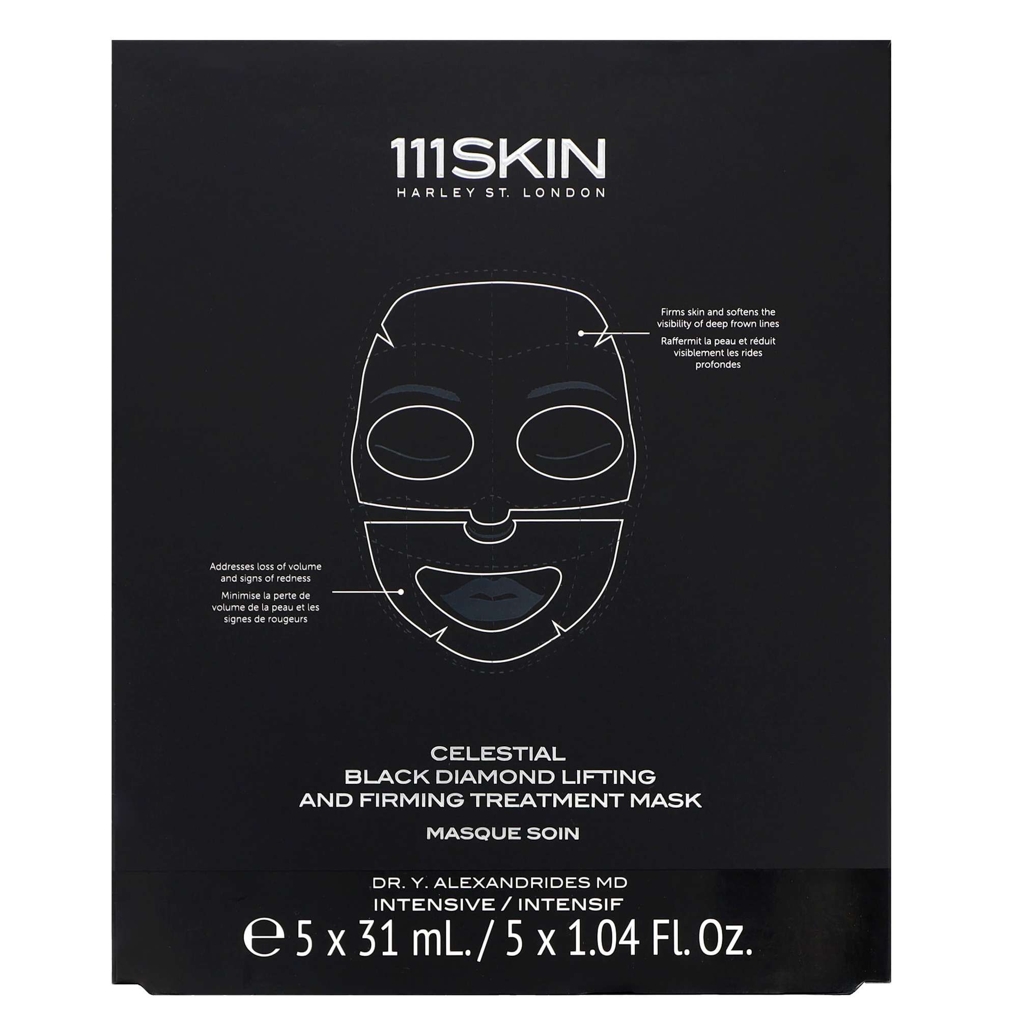 111SKIN 111SKIN Intensive Celestial Black Diamond Lifting & firming Treatment Mask 5 x