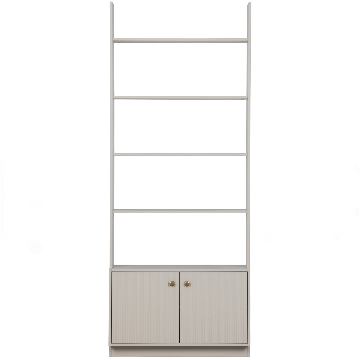 WOOOD boekenkast Madu - Grenen - Wolkengrijs - 200x80x35
