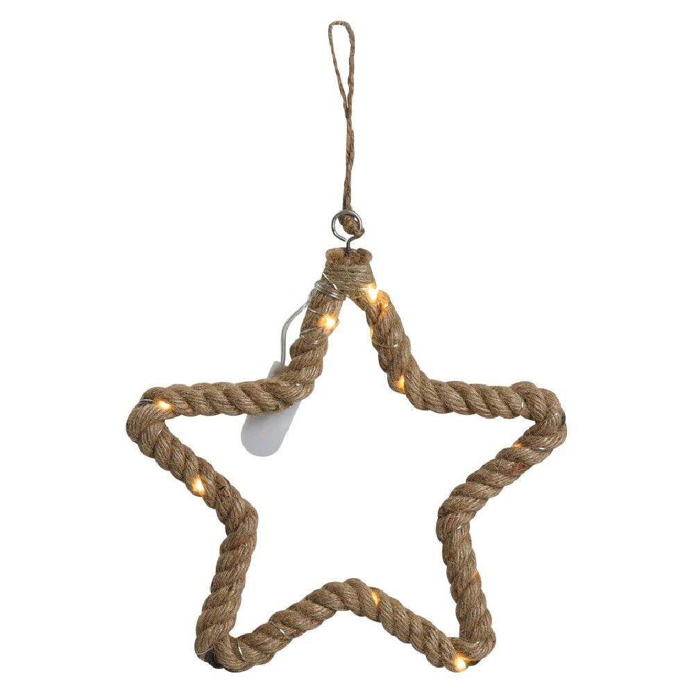 Décoration lumineuse à suspendre corde 15 LED