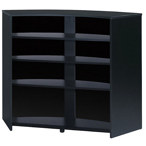 Meuble bar Beaux Meubles Pas Chers SNACK130NON noir réversible L134,5 H104,8 P55