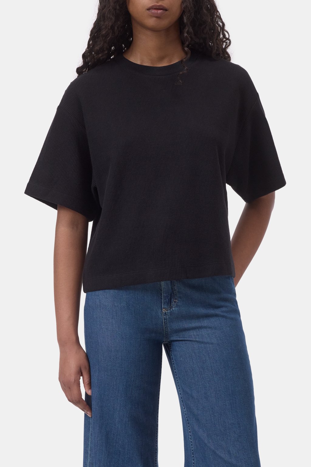 T-Shirt mit Rückenschlitz
