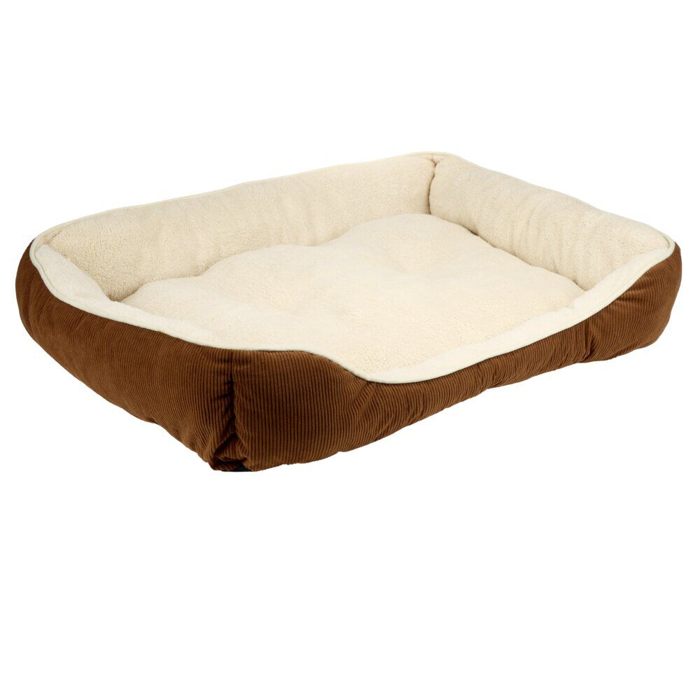 Couchage animal taille L coton flanelle beige et marron 70x90cm (2 modèles)