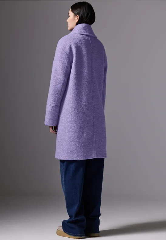Mantel in Wolloptik