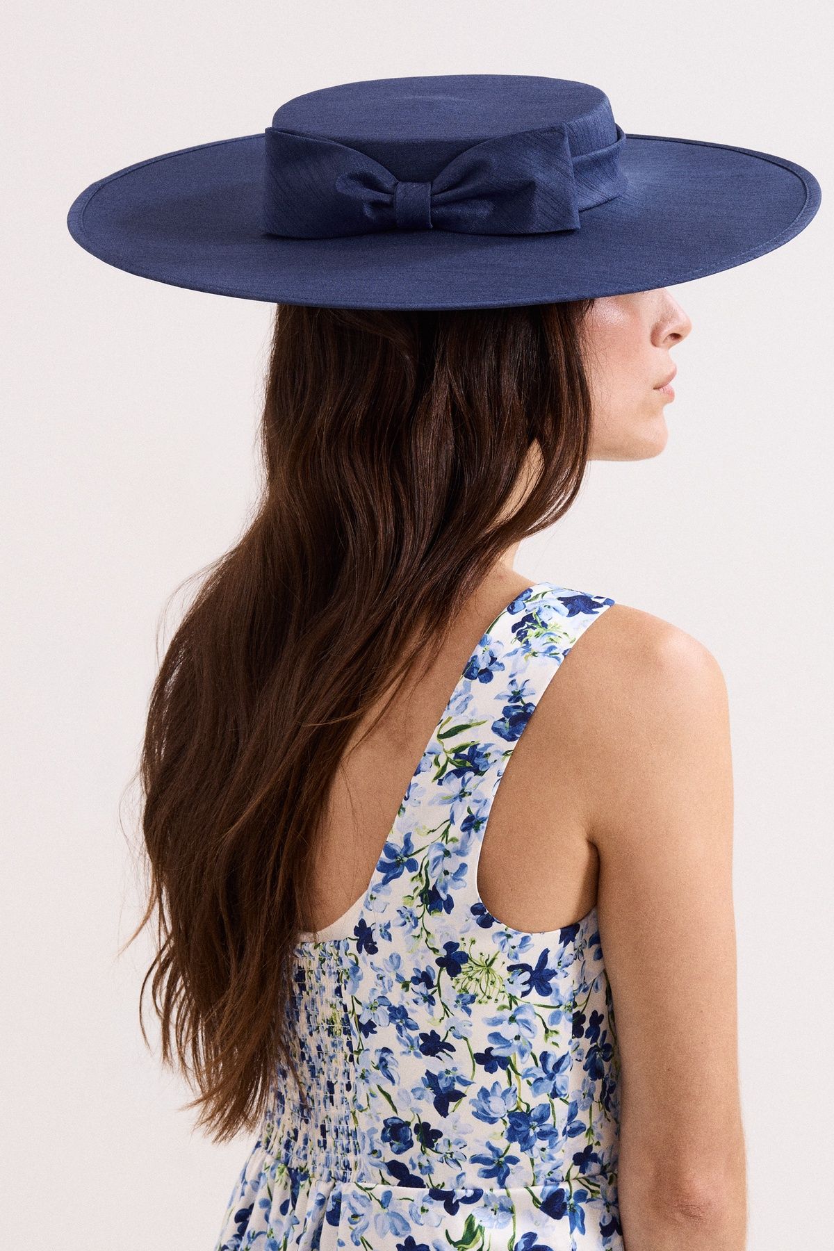 Phase Eight Shantung Bow Boater