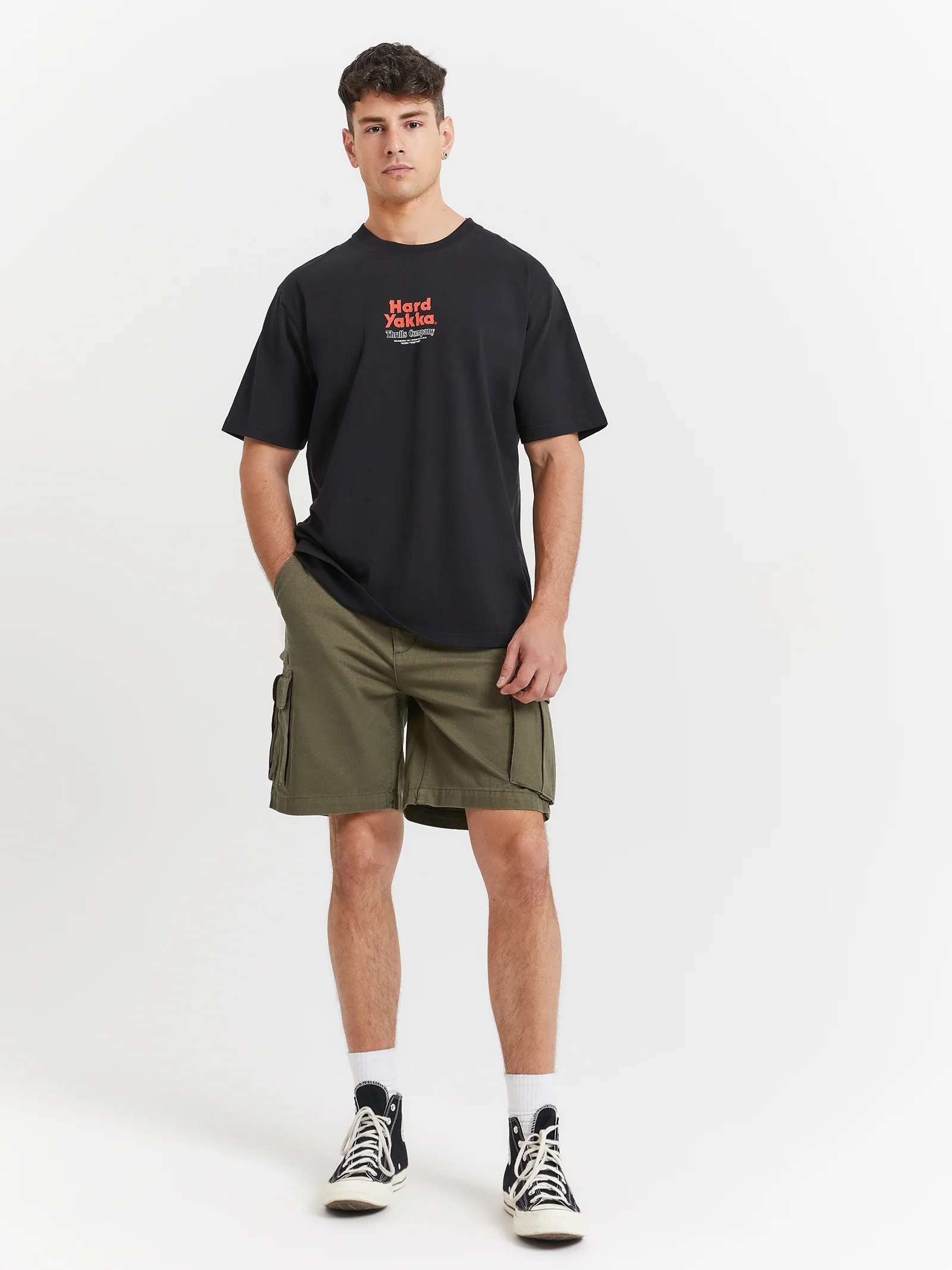 Hard Yakka X Thrills Stacked Oversized T-Shirt