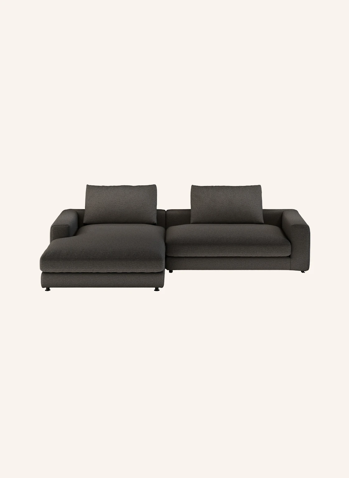 nydo Ecksofa XL MOSLER, links, Flachgewebe