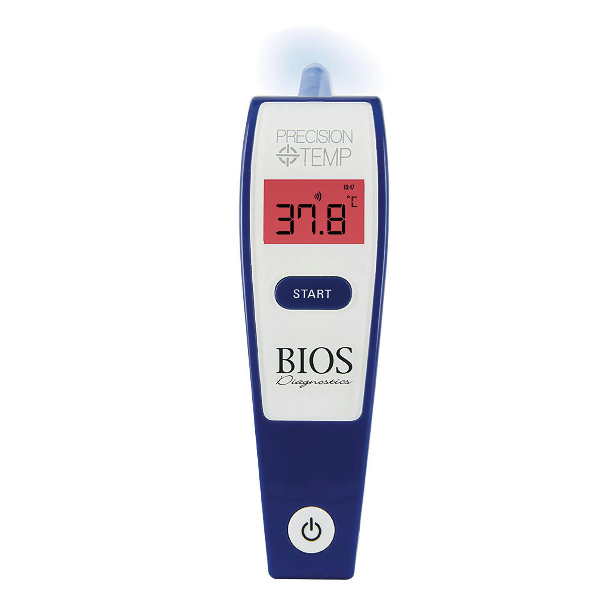 Bios Diagnostics Precision Temp Digital Ear Thermometer with Bluetooth, 1-Second Reading
