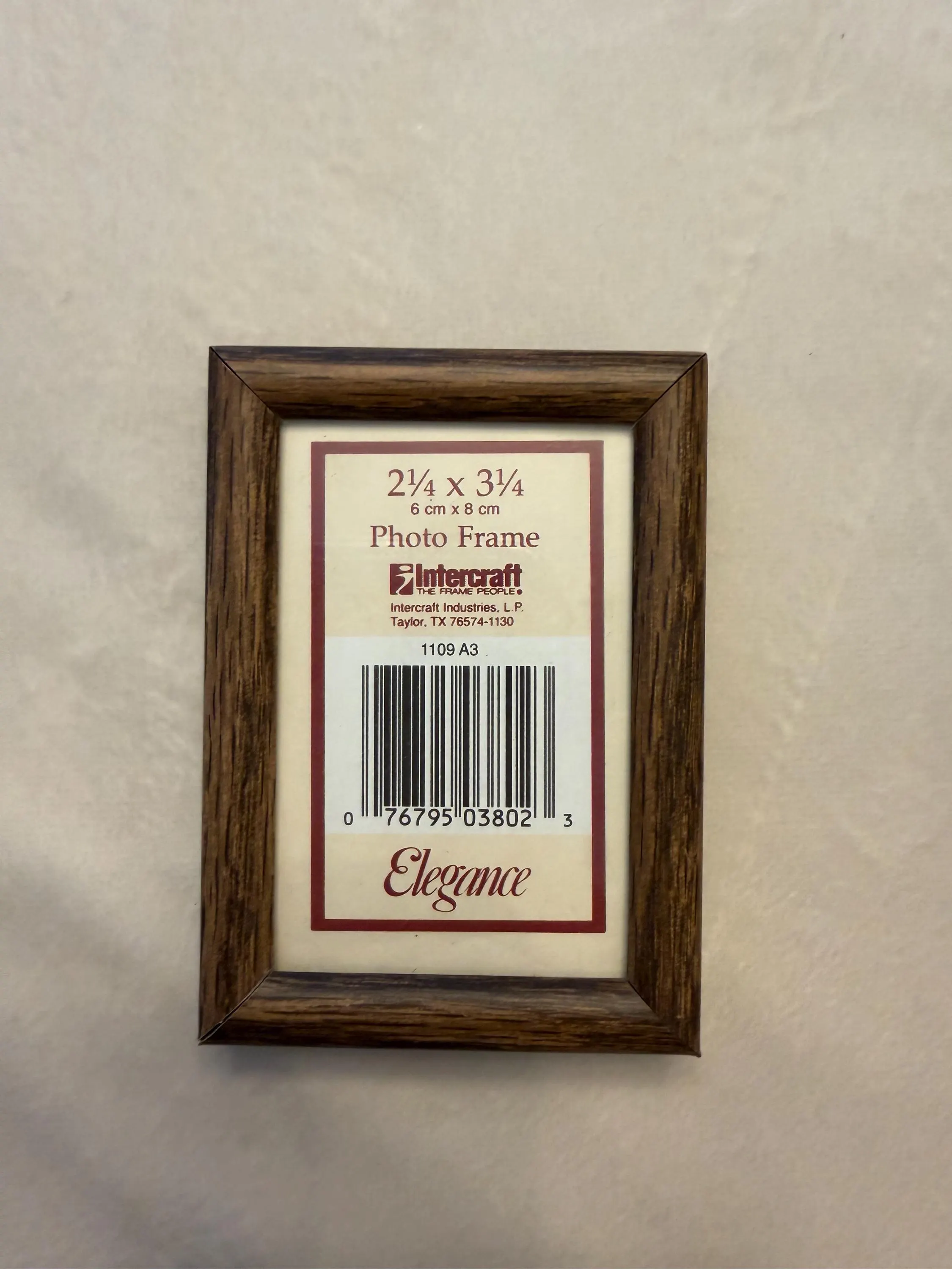 VTG Mini Wooden Intercraft Pitcture Frame