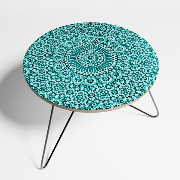 MOROCCAN TURQUOISE Stolik kawowy mały